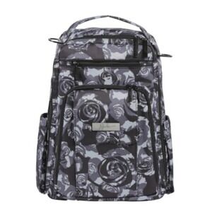 Ju-Ju-Be Be‎ Right Back Diaper Bag Backpack Midnight Posy Floral Grey Good